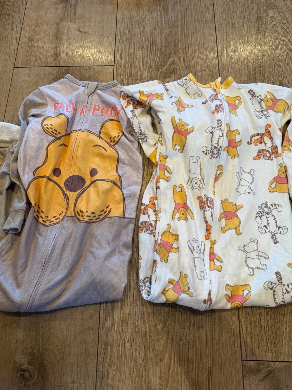 Disney Winnie the Pooh Kids footed sleepers 18 months